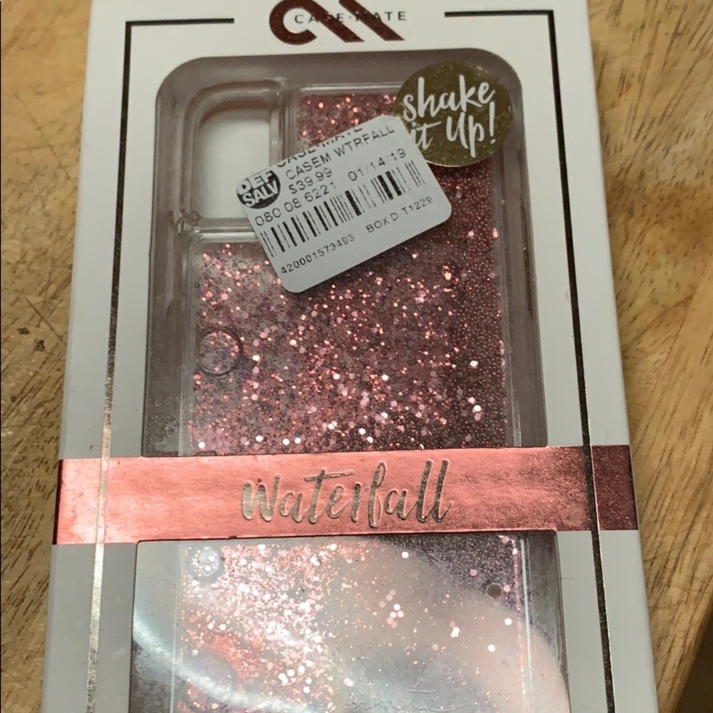 Rose Gold Casemate case for iPhone X